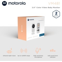 "Motorola VM481 Video Baby Monitor - Advanced Safety & Comfort for Your Little One"